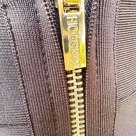 House of CB Black Plunge Sleeveless Bodycon Dress - Picture 10 of 13